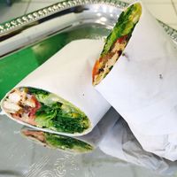 C Strips Wrap, good pick!  at enVegan in Morrow