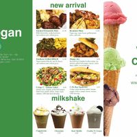 Front Menu Cover at enVegan in Morrow