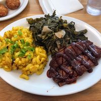 BBQ ribs plate  at enVegan in Morrow