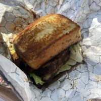 jerk sandwich   at Dajen Eats in Eatonville