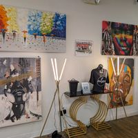 Artwork at Dajen Eats in Eatonville