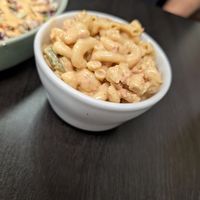 Very tasty macaroni salad. I would go back just for this. at Dajen Eats in Eatonville