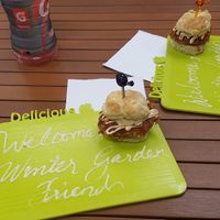 yum! chicken biscuits  at Dajen Eats in Eatonville