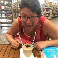 Peanut butter ice cream milkshake - yummmm at Dajen Eats in Eatonville