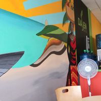 Mural at Dajen Eats in Eatonville