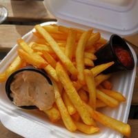 Chips at Göteburgare Vegan in Gothenburg