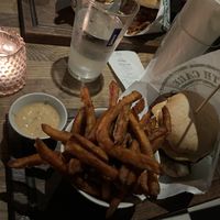 Bean tofu something burger  at Göteburgare Vegan in Gothenburg