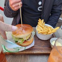 Tacoburger at Göteburgare Vegan in Gothenburg