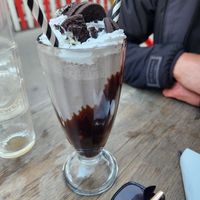 Oreo milkshake at Göteburgare Vegan in Gothenburg