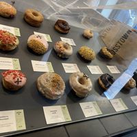 More vegan options than not here  at Crosstown Doughnuts - Shoreditch in East London