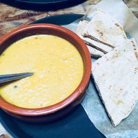 Vegan Grandmas Soup at My Village Hawraman Cafe in North West London