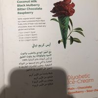 Vegan ice cream flavors   at Mado in Istanbul