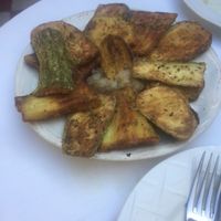 eggplant at Candouni in Santorini