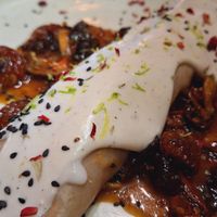 Canelón de tofu at Simbiosis in Ibiza