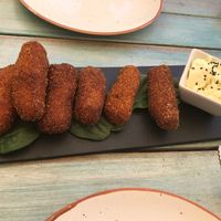 Croquettes at Simbiosis in Ibiza