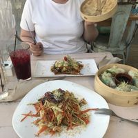 Delicious Pad Thai 😋 at Simbiosis in Ibiza