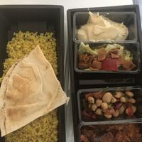 Oriental Vegetarian with 4 meze  at Liban Deli in Jonkoping