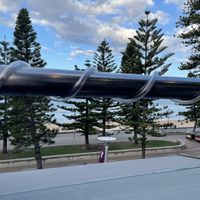 View at Moo Gourmet Burgers in Manly