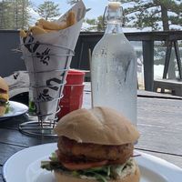The Sweatpea Burger - delicious at Moo Gourmet Burgers in Manly
