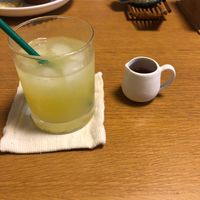 Homemade shikwasha soda at Kinahouse Okinawa Sesoko  in Okinawa