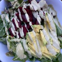 Beet and pesto salad at Veg on the Edge in Santa Cruz