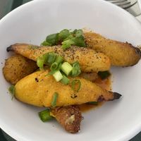 Spicy plantains  at Veg on the Edge in Santa Cruz