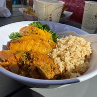 Plantain Bowl at Veg on the Edge in Santa Cruz