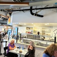 Indoor seating   at Veg on the Edge in Santa Cruz