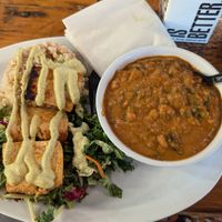 African Peanut Stew with Tofu at Veg on the Edge in Santa Cruz