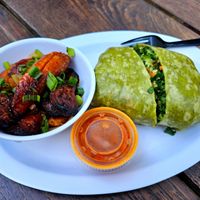 Wrap at Veg on the Edge in Santa Cruz