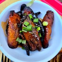 Plantains at Veg on the Edge in Santa Cruz