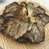 Grilled mushrooms at Xisko in Guimaraes