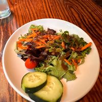 Salad that comes with the entree at Local Flavor Cafe in Eureka Springs