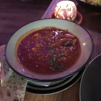 Vegan goulash (soup of the day) at Dwell in Bergen