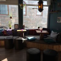 chilling area  at Dwell in Bergen