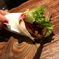 Tahini seitan kebab at Dwell in Bergen