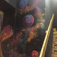 Interior theme  at Falafel Bro - Oruzheynyy in Moscow