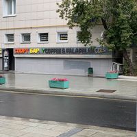 Entrance on the left  at Falafel Bro - Oruzheynyy in Moscow