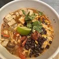 Mexican ramen   at Goatocado in Richmond