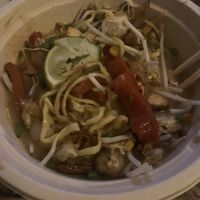 Vegan Thai Ramen with tofu! at Goatocado in Richmond