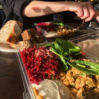 Hommus salad at CPH - Lagkagehuset - T2 in Copenhagen