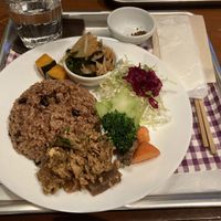 Mapo tofu rice plate  at Vegefirst in Nagoya