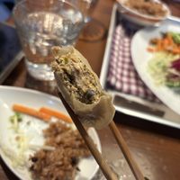 inside dumpling   at Vegefirst in Nagoya