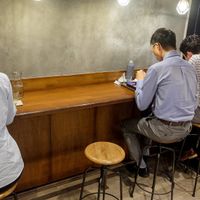 Seats (There's one more table for 4 on the side) at Vegefirst in Nagoya