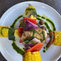 Veggie BBQ Skewer at Jackalope's Bar and Grill in Fish Camp