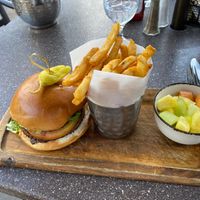 Impossible Burger at Jackalope's Bar and Grill in Fish Camp