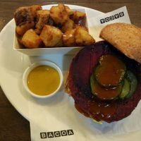 Vegan Beet Burger  at Bacoa - Universitat in Barcelona