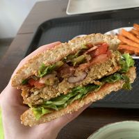 Mexican Burger  at Veggie Kitchen in Marktheidenfeld