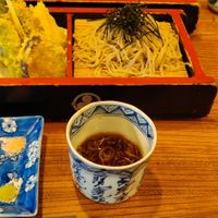 Vegan-ised Tenzaru soba at Kobayashi Soba in Matsumoto