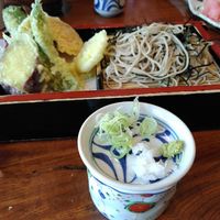 Soba and tempura at Kobayashi Soba in Matsumoto